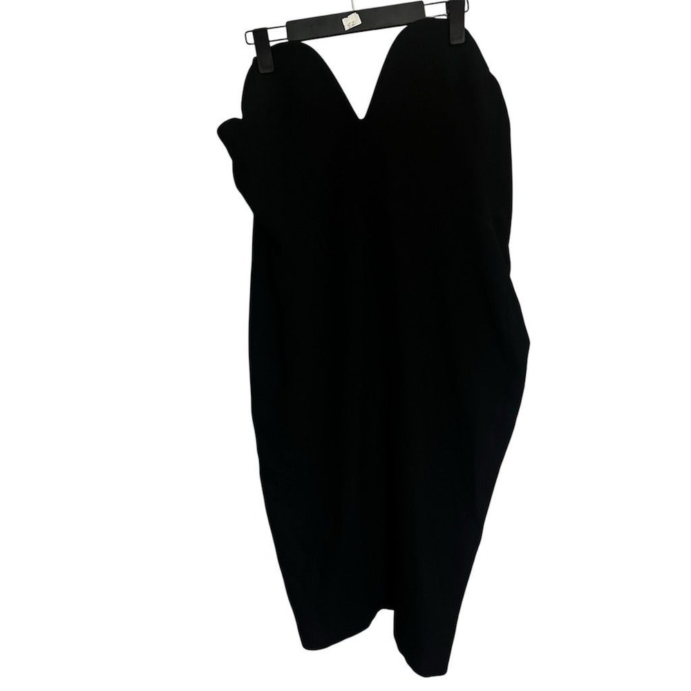 Veronica Beard Women's Strapless Black Knee Length Dress Size 16